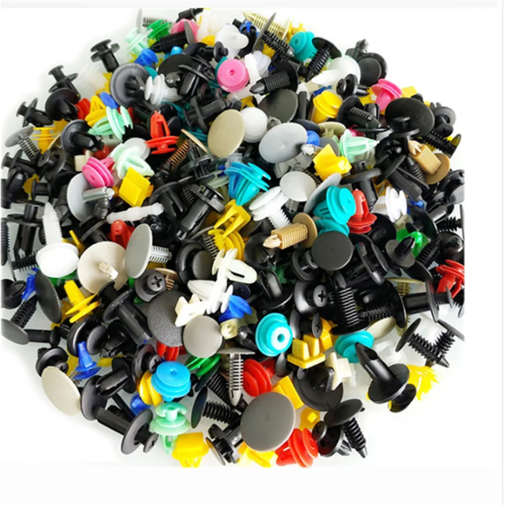 car 100pcs mixed plastic screws for Mini Cooper R50 R52 R53 R55 R56/ Cayenne Macan FOR Cadillac ATS SRX CTS