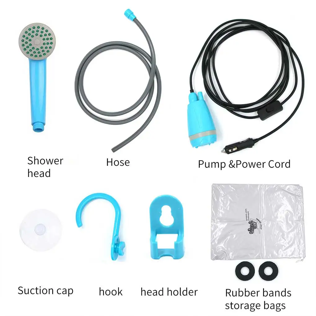 

Camping Shower Detachable Hanging Travelling Backpacking Beach Kids Bathing Washing Electric Showers Accessories