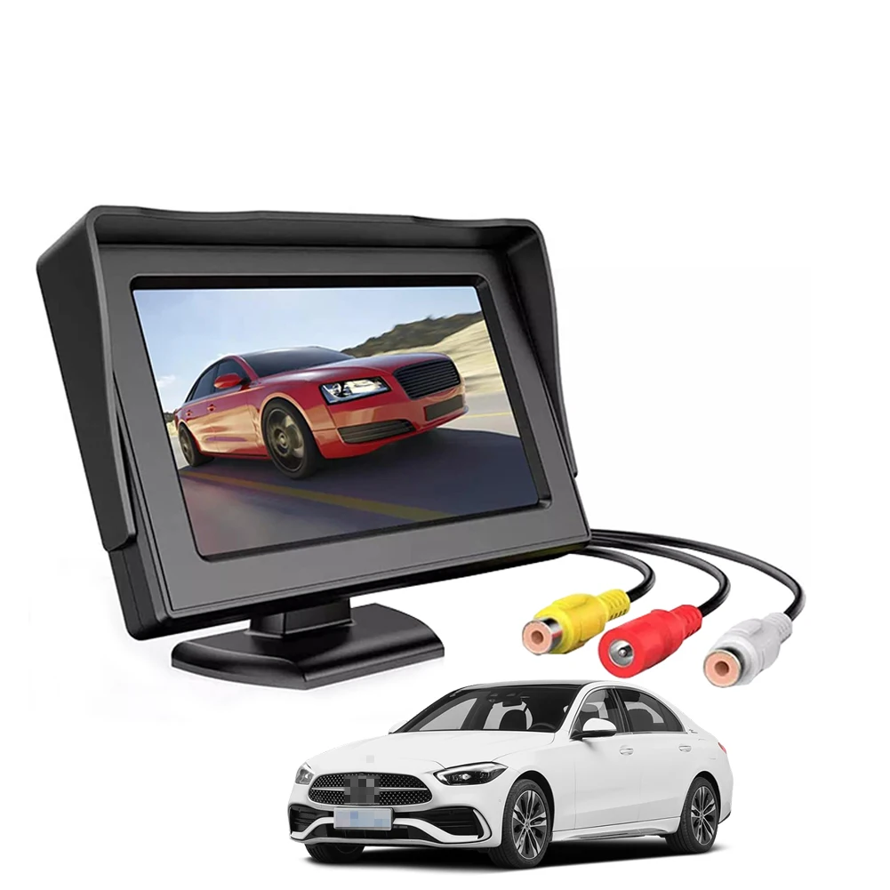 

4.3 Inch TFT LCD Car Monitor with Parking Rear View Camera HD Back Up Car Monitor for Vehicle Reversing Parking System