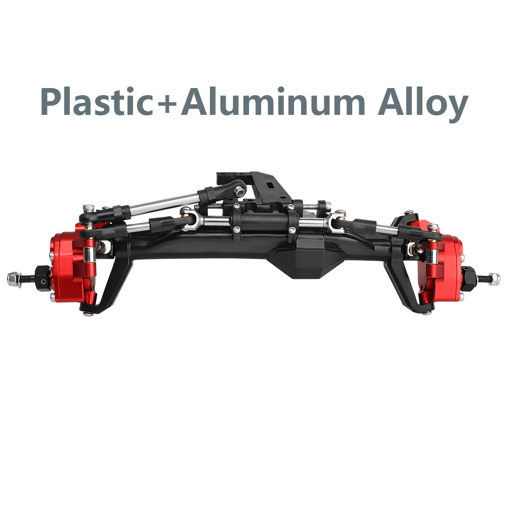H10 Portal of Rechte As Kunststof + Messing of Aluminium Legering Voor- en Achteras Complete Assen voor Vanquish 1/10 RC Crawler Auto Upgrade