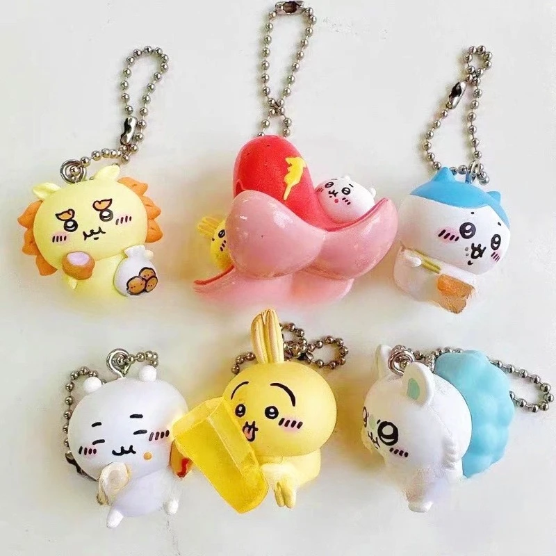 New Chiikawa Hachiware Usagi Kawaii Anime Cartoon Genuine Gacha Fashion Trend Sense of Luxury Gifts for Girls Sweetness