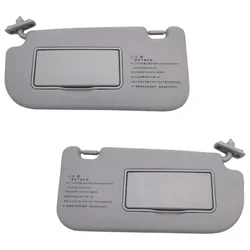 1pcs Auto Beige Front Left Right Side Sun Visor Makeup Mirror For Kia Sportage 2004 -2010 8520103000 8520203000 Sunshade