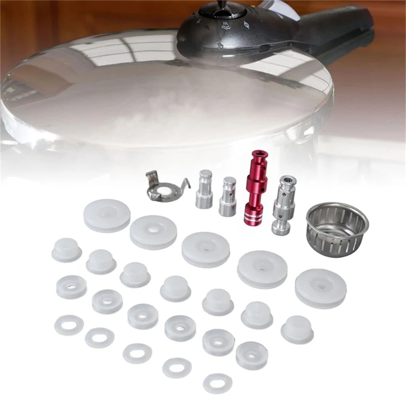 Válvulas presión Válvulas liberación Piezas repuesto para olla a presión Válvulas flotador Sello Accesorios