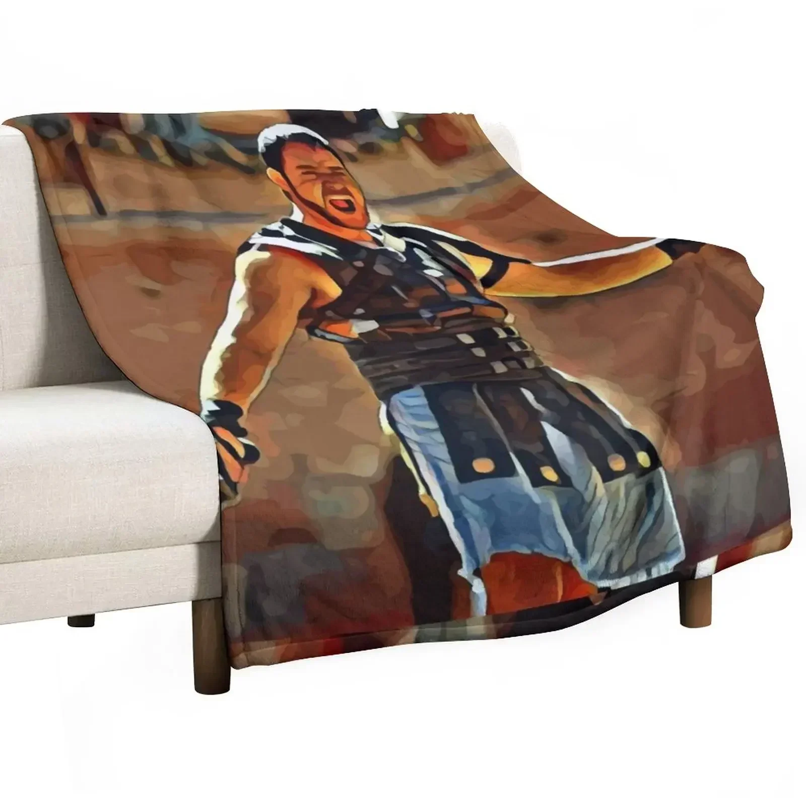 

Gladiator - Russell Crowe Throw Blanket valentine gift ideas for sofa Bed Blankets