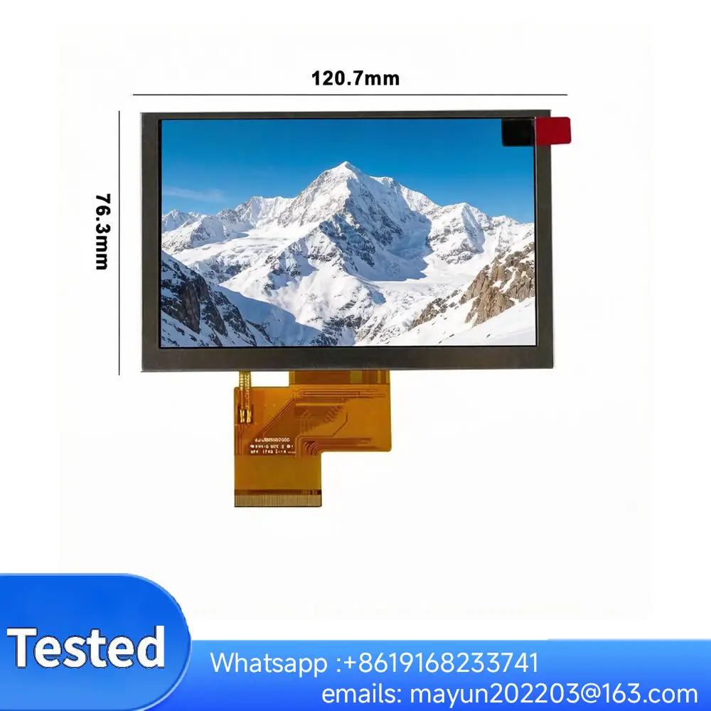 

Оригинальный 5-дюймовый TFT LCD-дисплей с разрешением 800×480: EJ050NA-01G, для замены GPS-модуля.