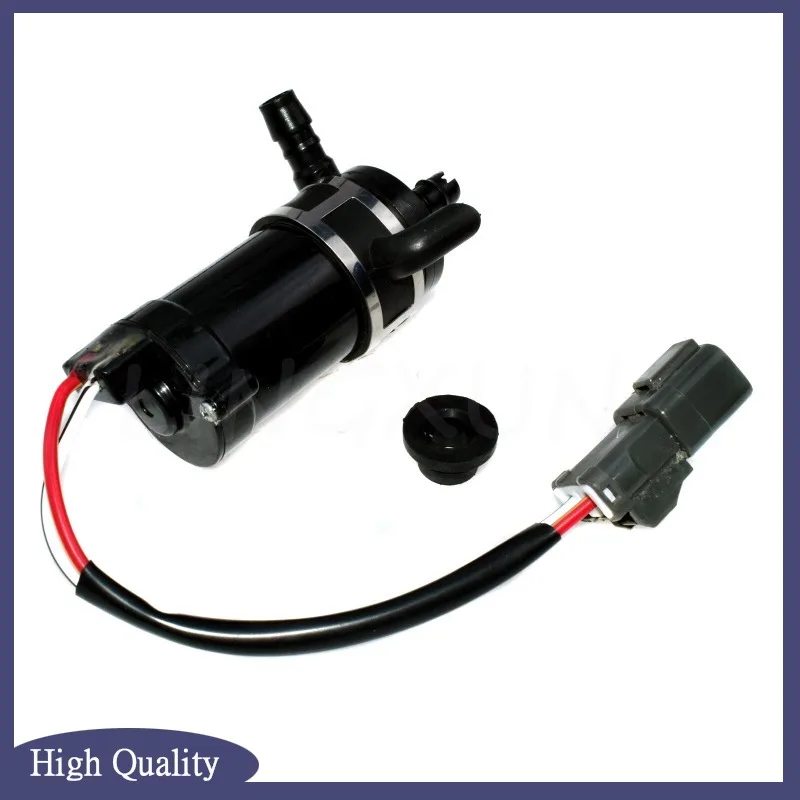 Motor de bomba limpiaparabrisas de faros de 2 pines 76806-SNB-S01 76806-S5A-S01 compatible con Honda Accord Civic CR-V Odyssey Acura RDX