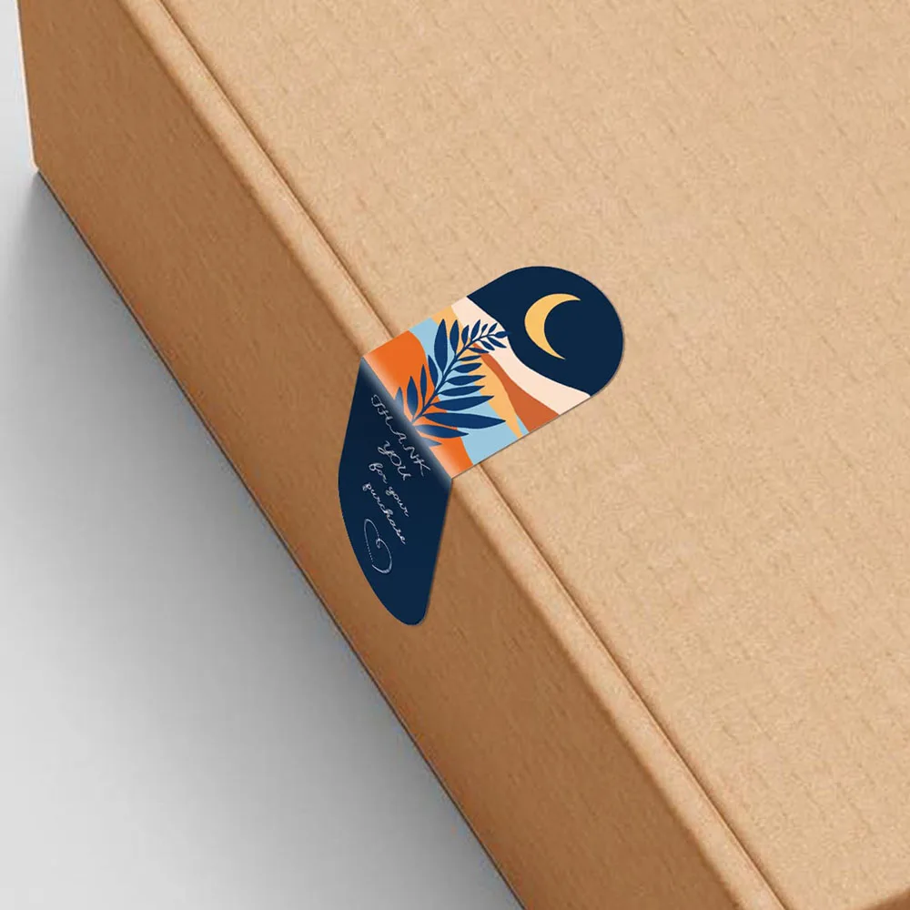50-100pcs New Thank You for Your Purchase Stickers for Small Business Gift Box Package Sealing Labels Stationery Sticker 2*7cm