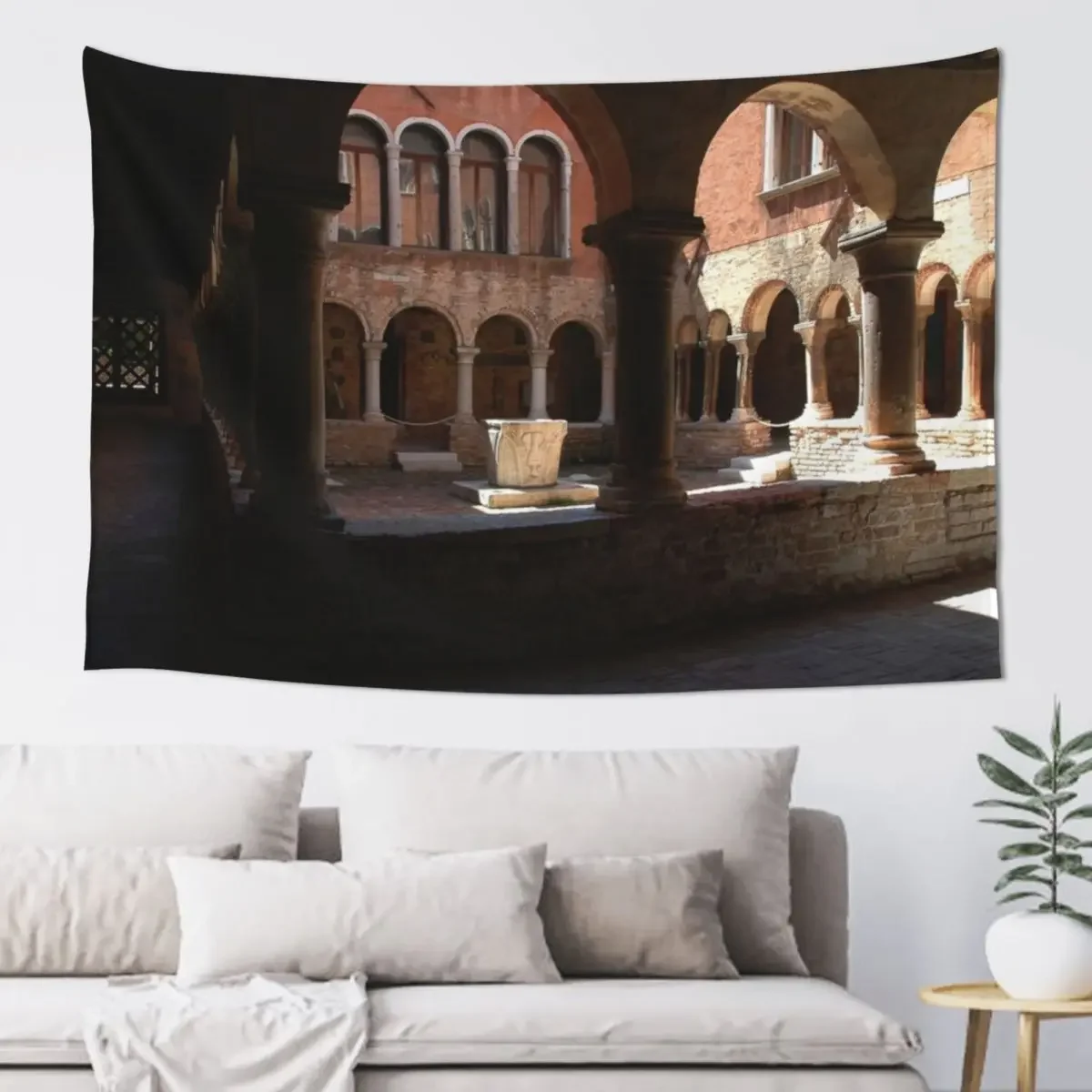 Cloister of Sant'Apollonia Tapestry Wall Coverings Decorative Wall Murals Art Mural Tapestry