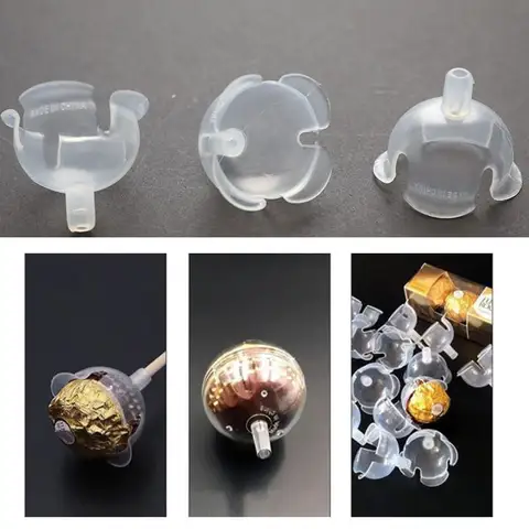 ช่อกระเป๋าใส่ของลูกอมดอกไม้50ถุงใส่ชาฐานคงที่แบบ DIY ฐานคงที่ของช็อคโกแลตตกแต่งด้วยดอกไม้