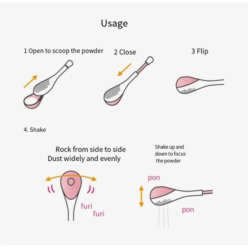 

E8BD Professional Baking Duster ABS Texture Sugar and Flour Sifter Powder Sugar Wand Cake Decorating Tool for Cooking People