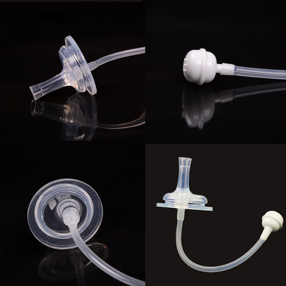 

1 Set Bottle Straw Accessories Baby Wide Mouth Bottle Nipple Replacement Learning Drink Gravity Ball Straw Accessories