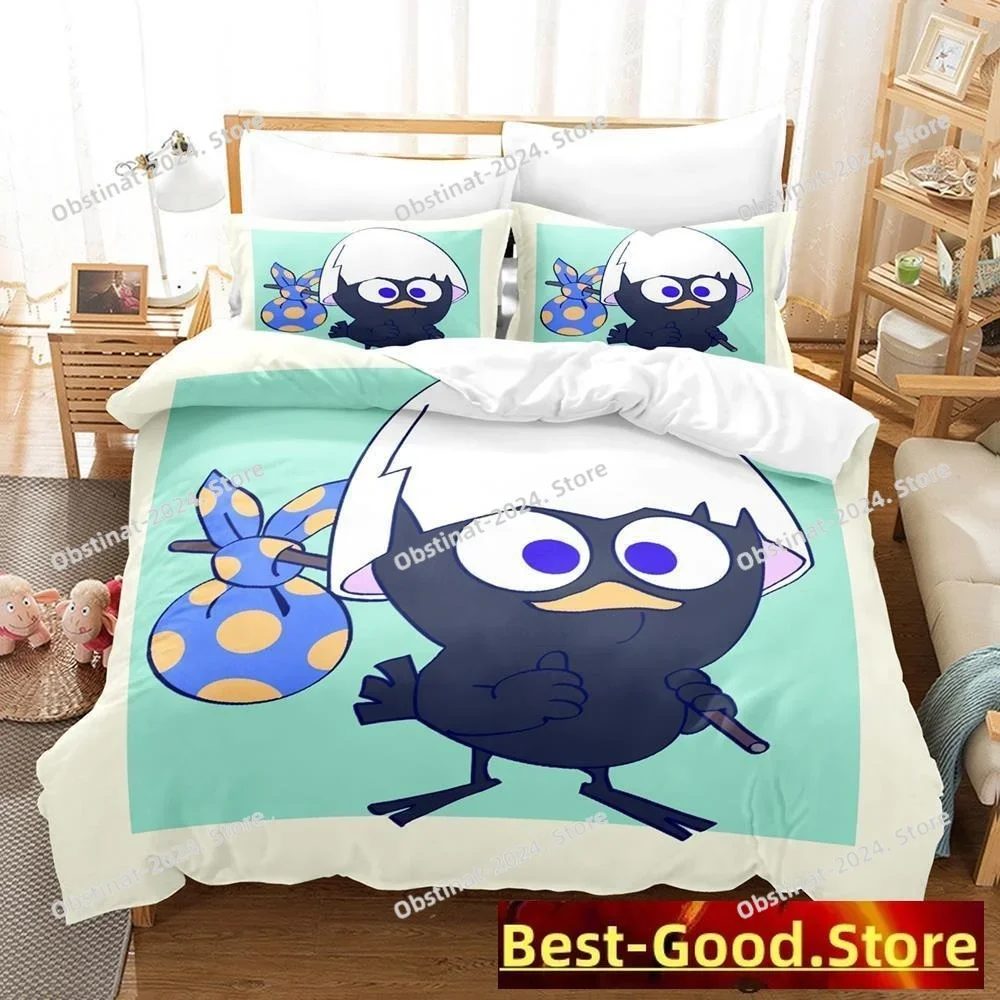 

New Calimero Printed Bedding Set Single Twin Full Queen King Size Bed Set Aldult Kid Bedroom Duvetcover Sets 3d Anime Kawaii Bed