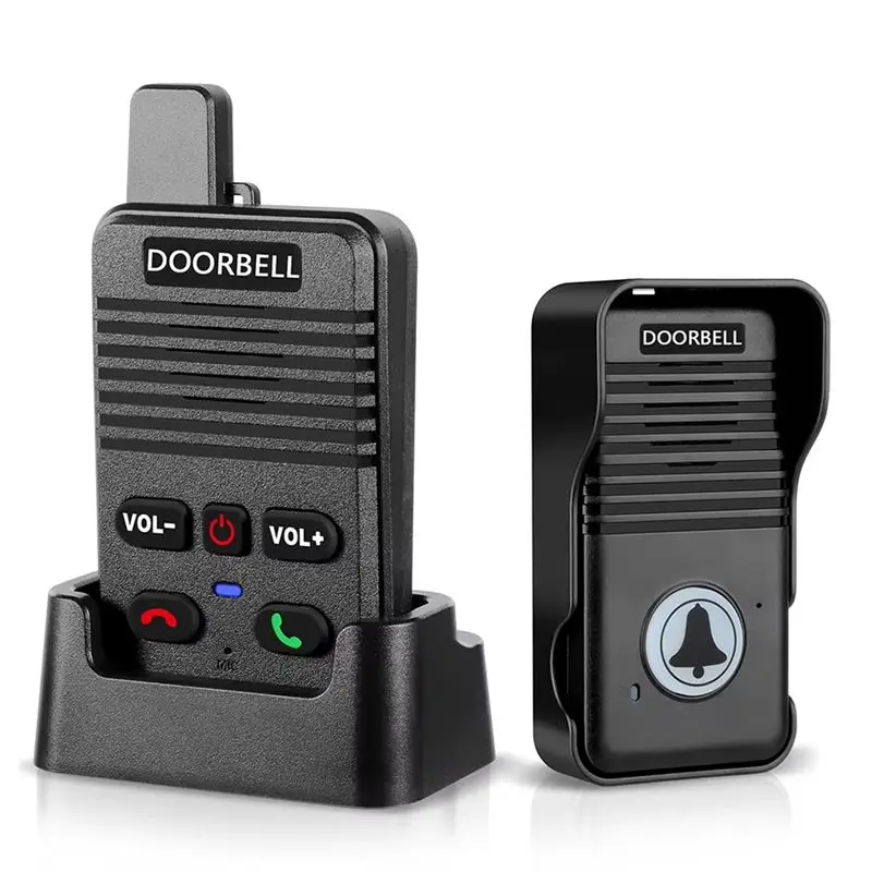 Doorbell Wireless Voice Duplex Intercom Movable High Floor Caller For Factory Office-B51B