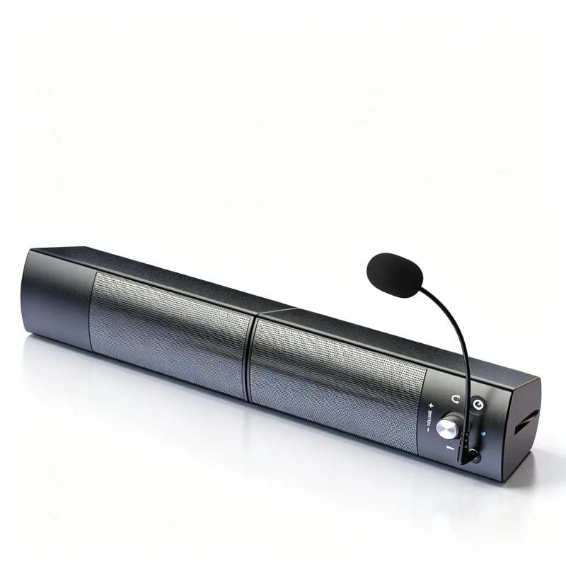 Computer Speakers Detachable Bluetooth Speaker Bar Surround Sound Subwoofer For Computer PC Laptop USB Wired Dual Music Player