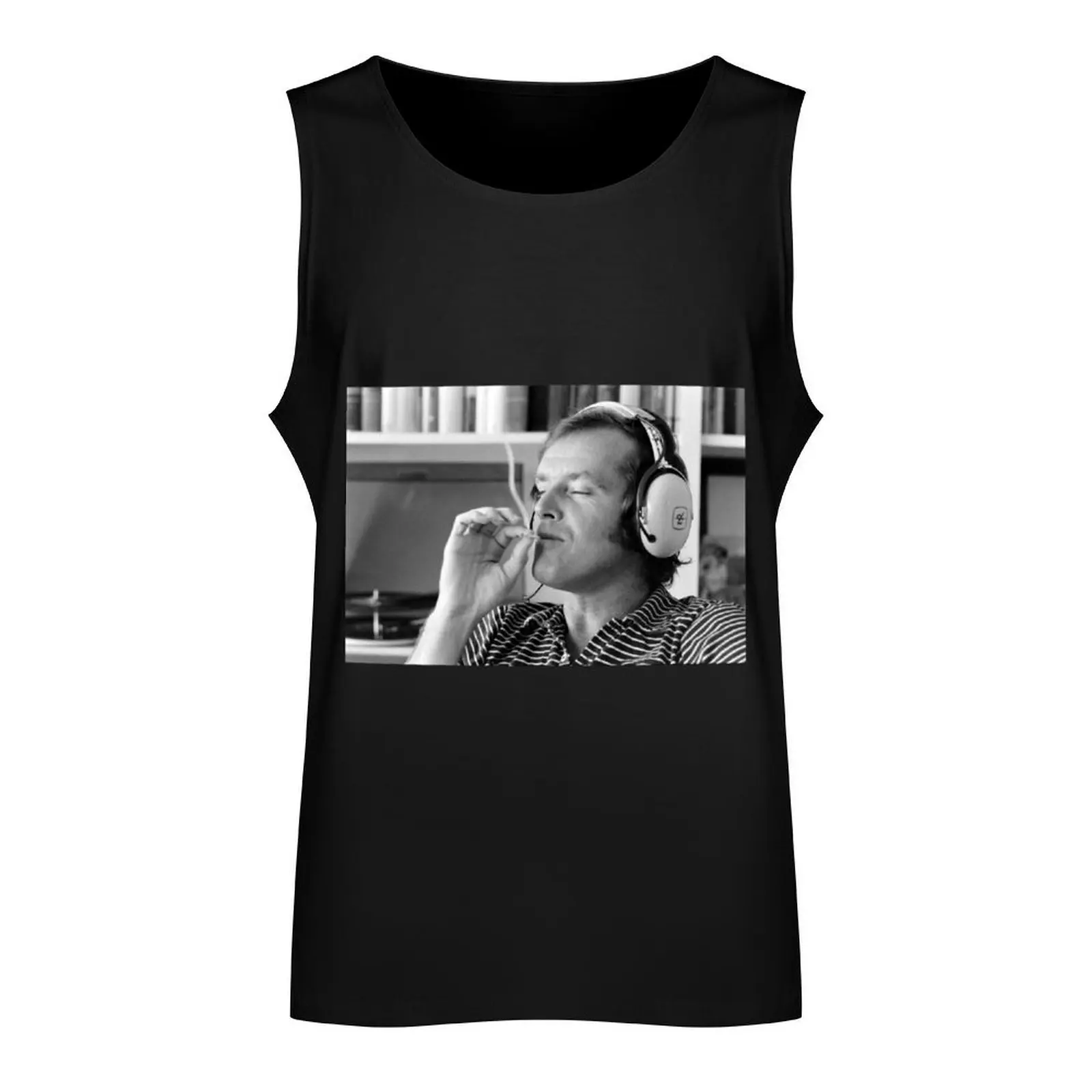 Jack Nicholson Smoking Tank Top plain t-shirt gym clothes men