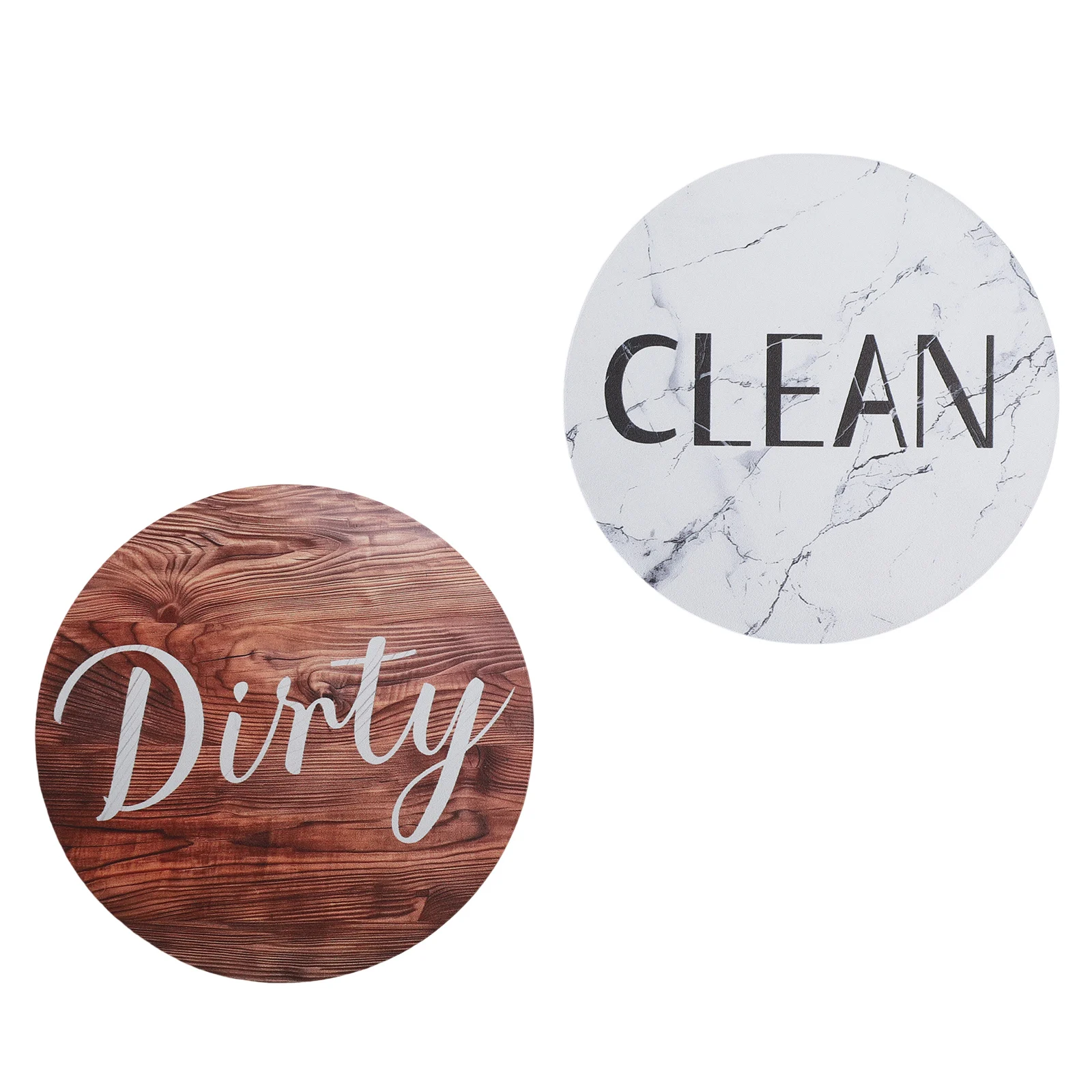 Dishwasher Sign Clean Dirty Sign Christmas Present 3.5*3.5 Inches 3.5 Inches Size 9 Cm Dimensions Accountability Tool