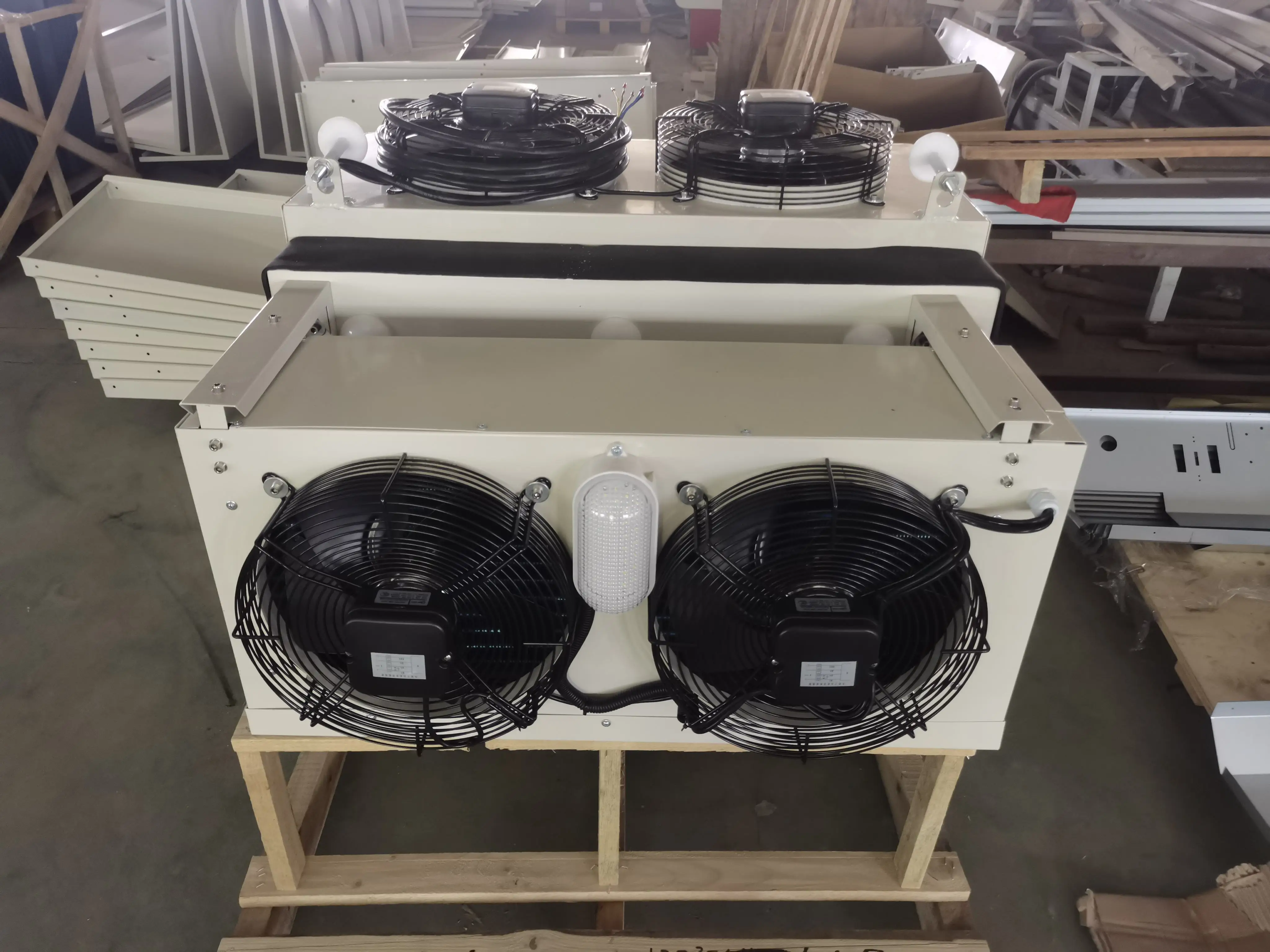 220V 30~80Hz Side-embedded Monoblock Inverter Refrigeration Unit for Walk-in Freezer Chiller Small Cold Storage Room