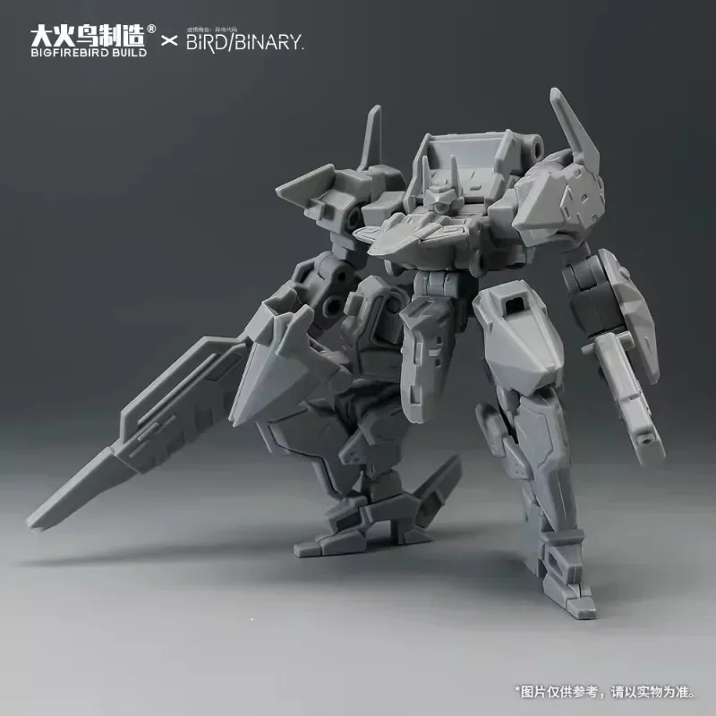 Bigfirebird greyアクションフィギュアのおもちゃ、ビルドバード、バイナリシャドウフォース、bfbシリーズ、組み立てモデル、限定セット