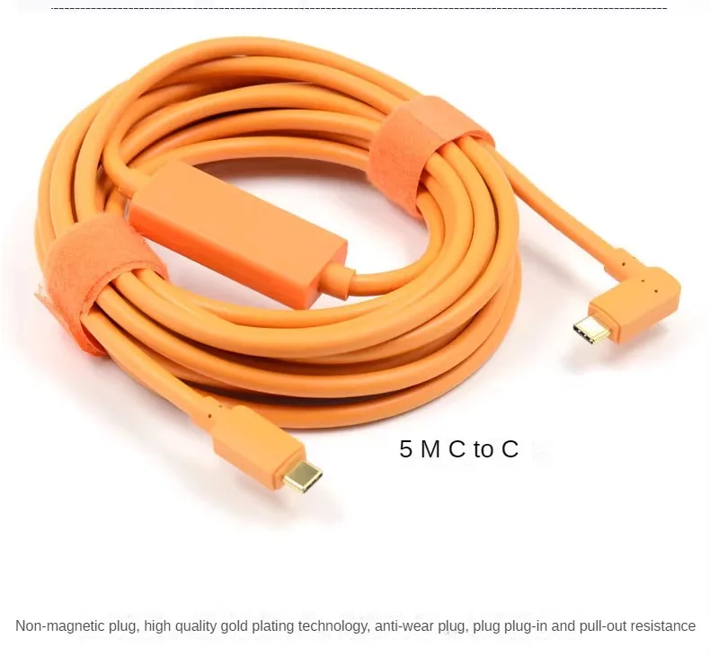 USB C Type-c to Type-c Camera Cable 3m 5m 8m for Cannon EOS R RP SONY A7m3 R3 A7R4 Tethered Shooting line Camera to Computer