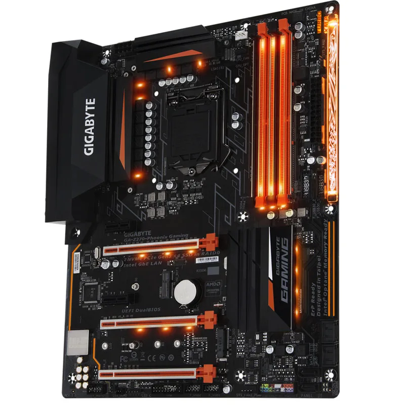 جيجابايت GA-Z270-Phoenix اللوحة الأم للألعاب Z270 المقبس LGA 1151 DDR4 دعم وحدة المعالجة المركزية I7 6700K 7700K
