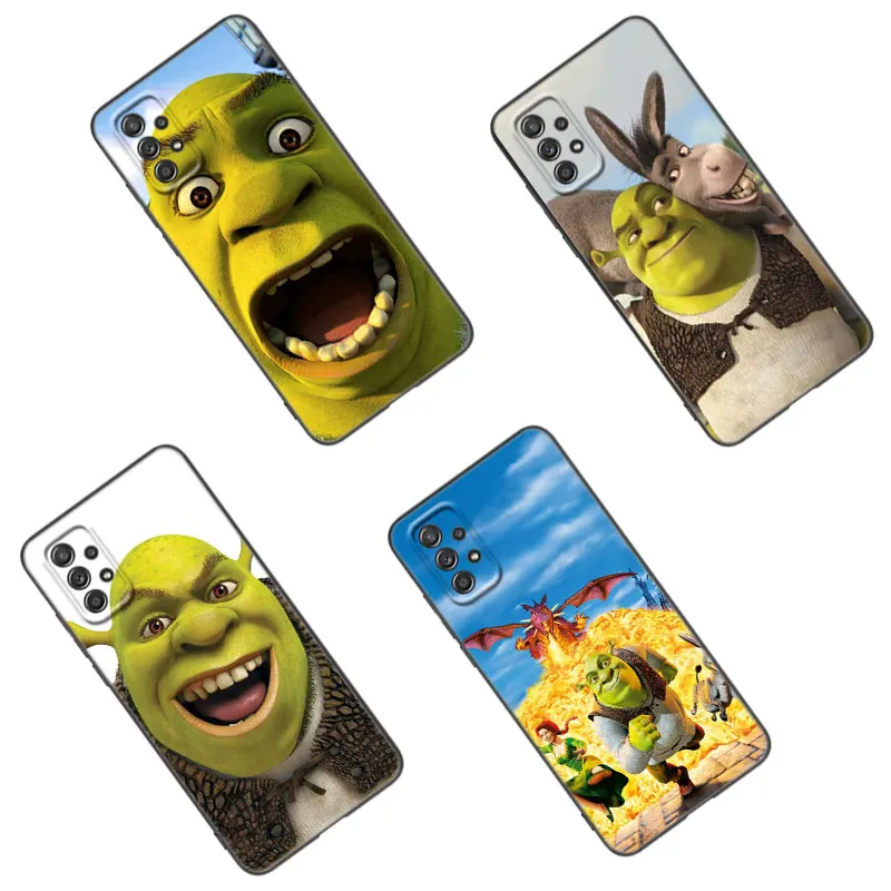 Anime S-shrek Art Phone Case For Samsung A13 A22 A24 A32 A23 A25 A34 A35 A52S A53 A54 A55 A73 5G A12 A14 A15 A31 A33 A50 A51 A72