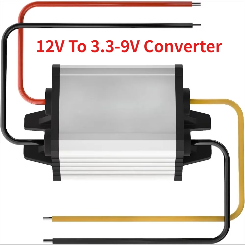 DC/DC 12V Step-Down-Konverter auf 5V 3A, wasserdicht, hocheffizienter Buck-Transformator, Spannungsregler, Netzteil für Auto, LKW