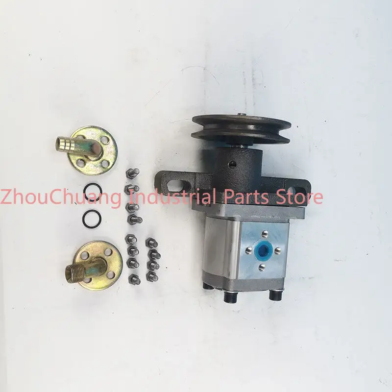 Agricultural vehicle truck tricycle modified dump bucket hydraulic oil pump assembly 306 310 325 gear pump
