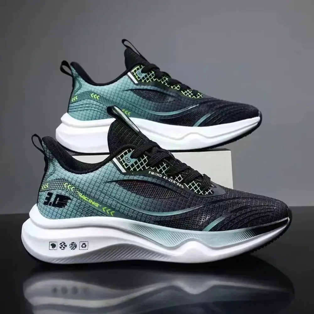 

Fish Mesh Surface Men's Shoes Breathable Soft Sole Anti Slip Wear-resistant Versatile Casual Shoes Fashionable Sports Shoes
