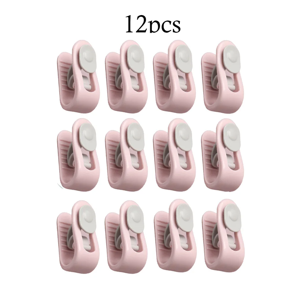 

12pcs Quilt Non-Slip Fixing Clip Blanket Clip Duvet Sheet Fixer Anti-run Bed Sheet Quilt Fastener Sleep Anti-runing Device