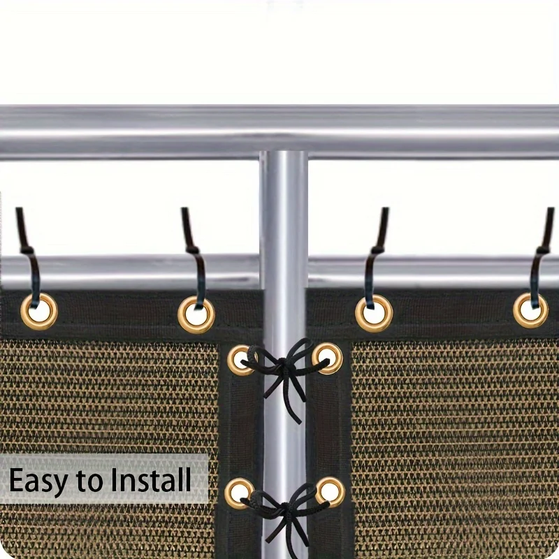 

【Patio Sun Shade Net】This Sun Shade Net Is Made of Evenly Woven Structure with Thickened Fabric, and Each Corner Has Undergone S