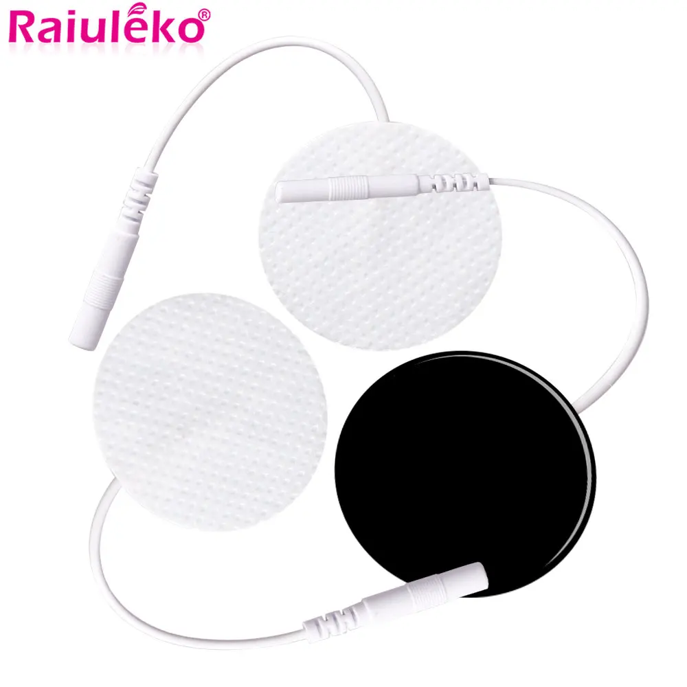 10/20 Pcs Round Self-adhensive Massage Gel Patches Physiotherapy Electrode Stickers Muscle Stimulator Electrode Pads