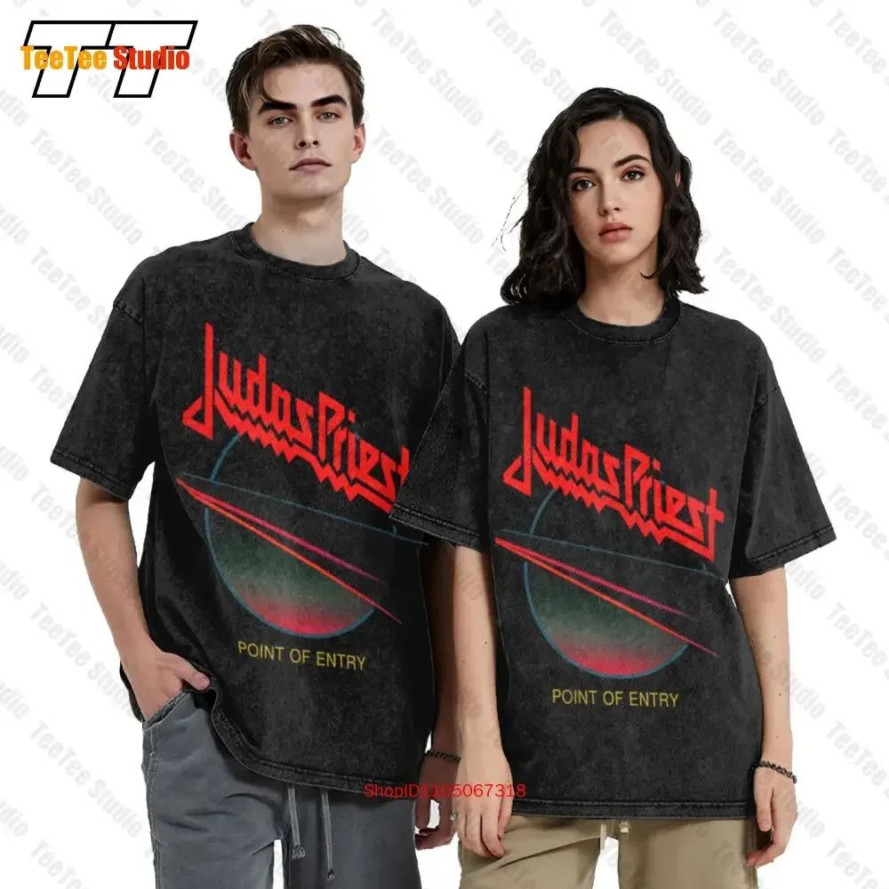 Judas Priest Point Of Entry Vintage Oversized T-Shirt HULX