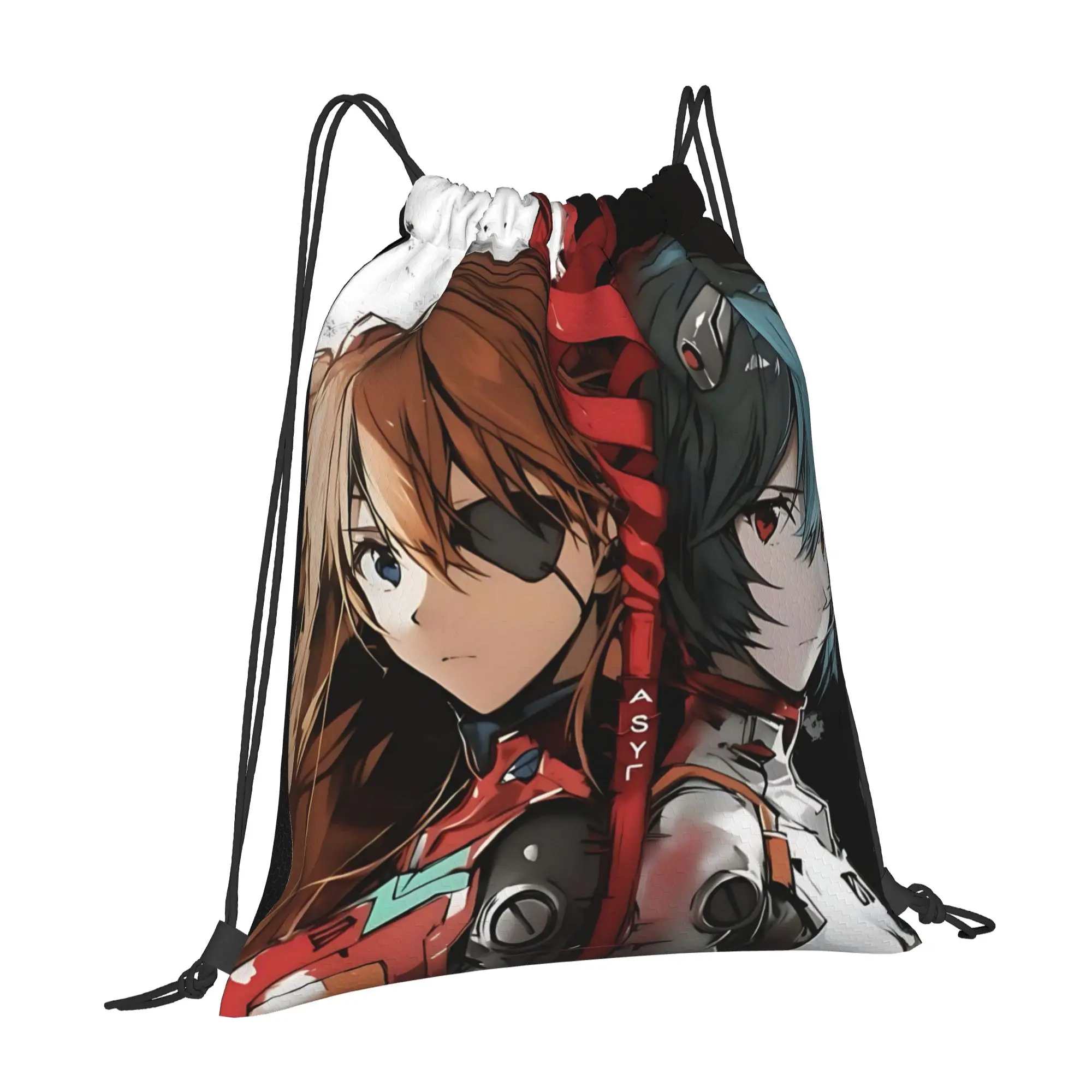 gym Pouch Neon Genesis Evangelion EVA  Drawstring Bags Men Women Storage Backpack Teenager Travel Bag Multi-function Pocket