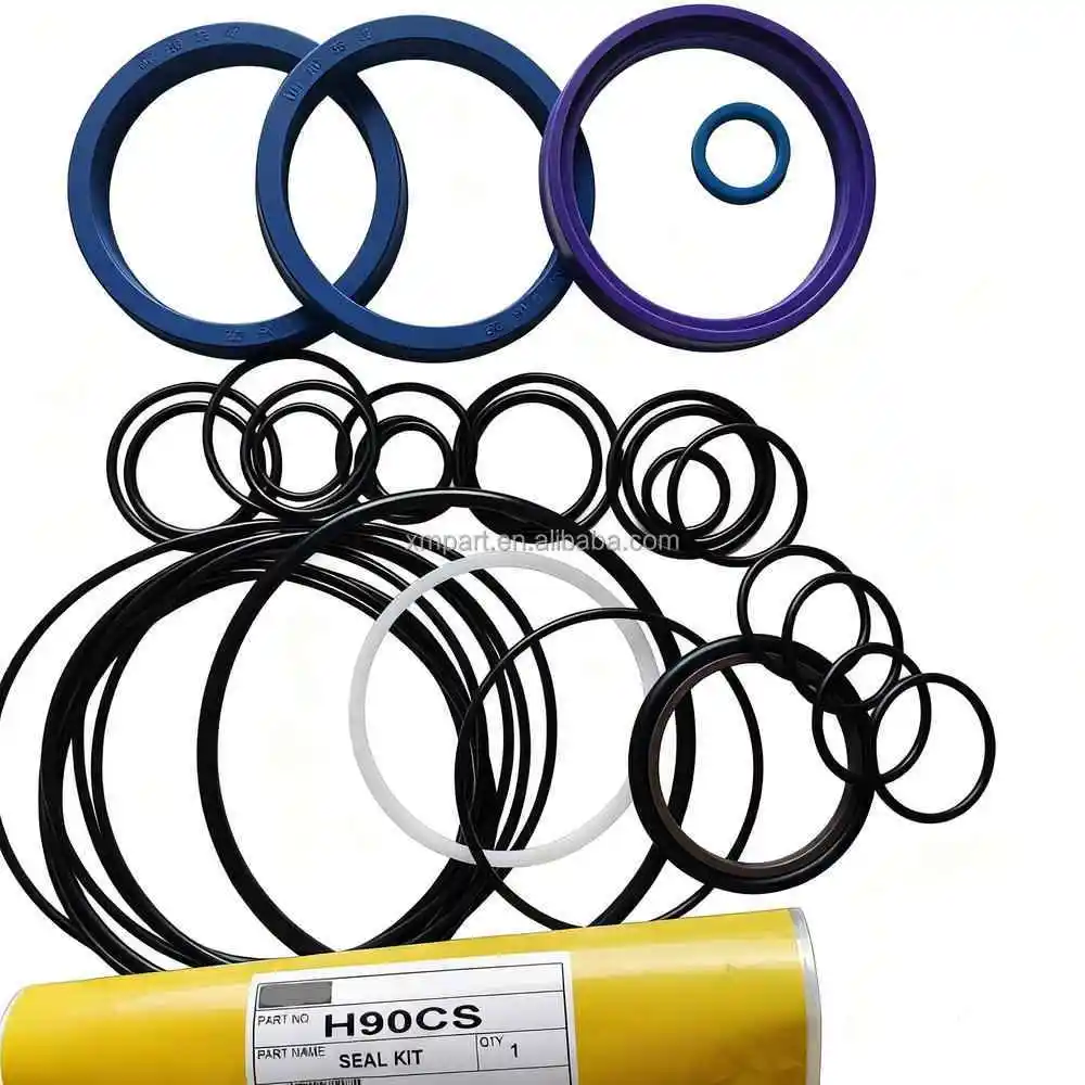 Hydraulic Breaker Cylinder Seal Kit For H65Ds/H70/H90/H90Cs/H100 Rock Hammers Repair Parts (B20-B350 Models)-Demolition