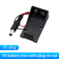 keyestudio Big Discount 9V Battery Box With Plug-in Rod DC Plug For Arduino Diy Science Experiment Interesting Kit