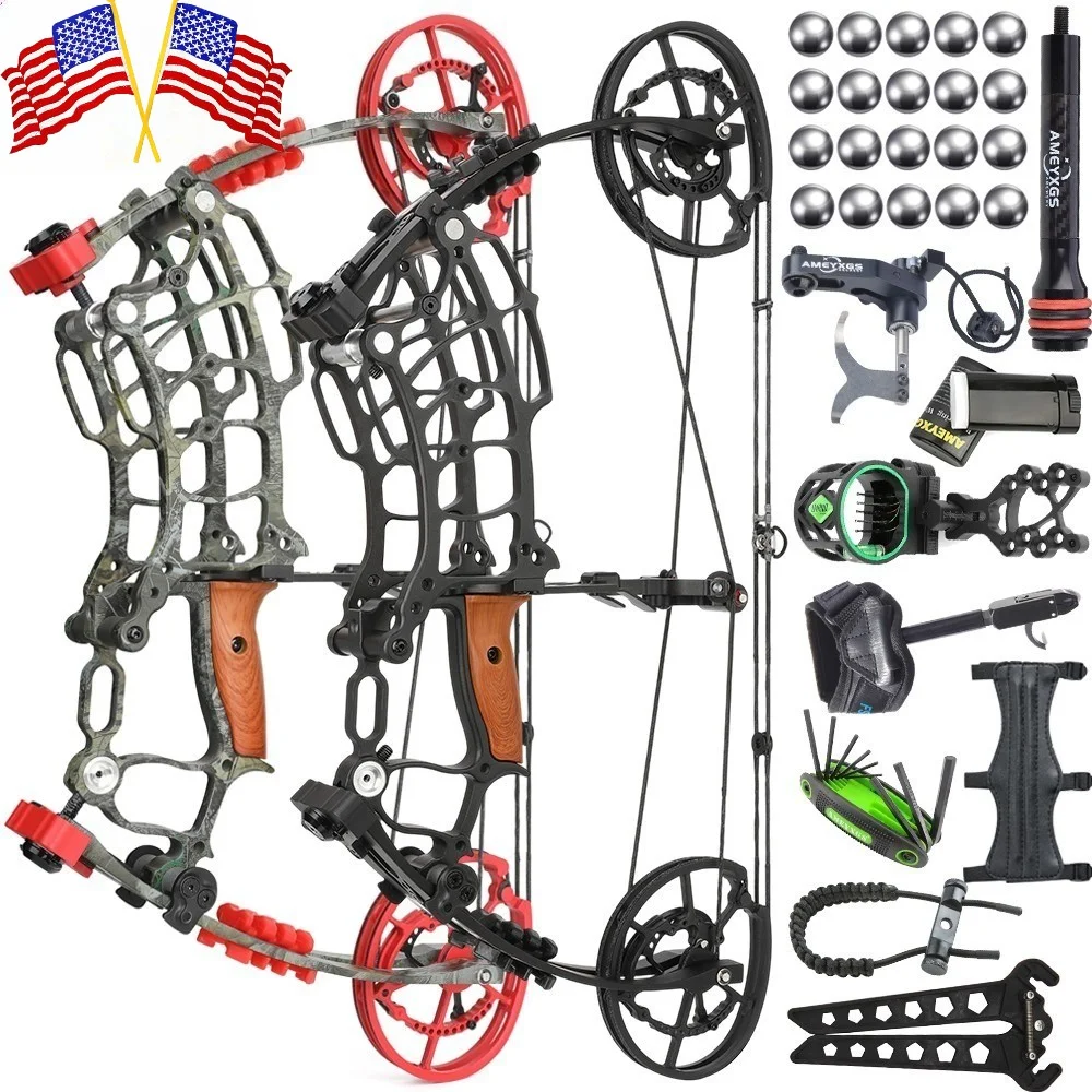 Is Hunting Outdoor Recreation - Set Arco Compound Bivalente 30-60 Libbre,