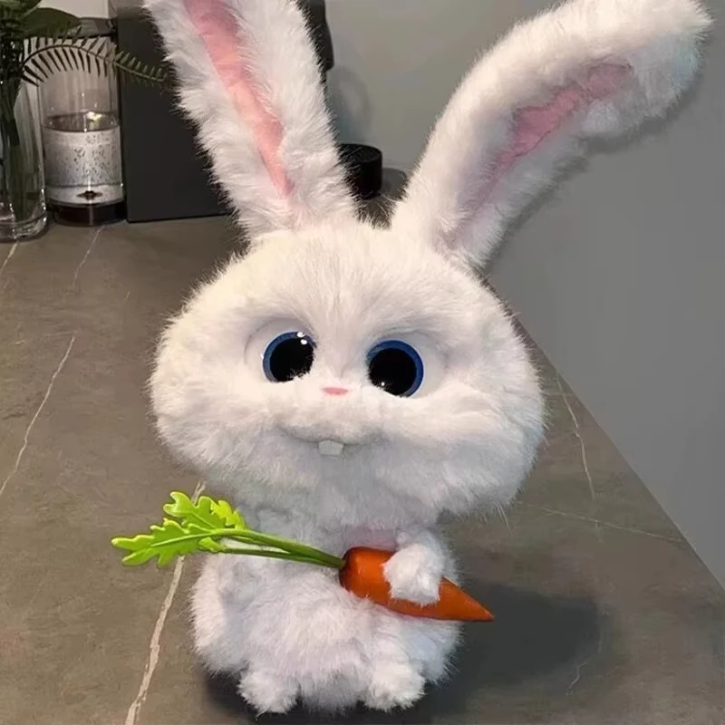 

Мягкая игрушка-кролик Kawaii Boss, мультяшная аниме-кукла кролик, милый кролик, подарок на день рождения, для девочек