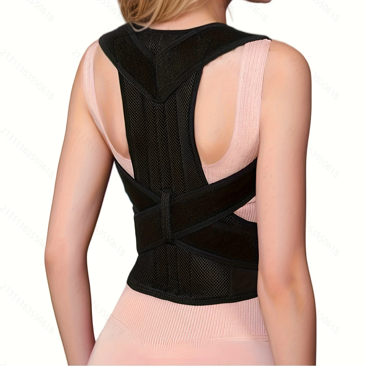 Adjustable Back Brace for Men & Women - Upper & Lower Support, Lumbar & Spine Alignment, Posture Corrector,Back Support Brace view 5