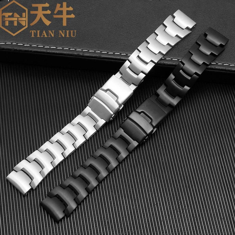 For Casio PRG-260/250 PRG-270 PRG-550 PRW-3500/2500/5100 series Watch Band Strap  Stainless Solid Steel Watchband 18mm bracelet