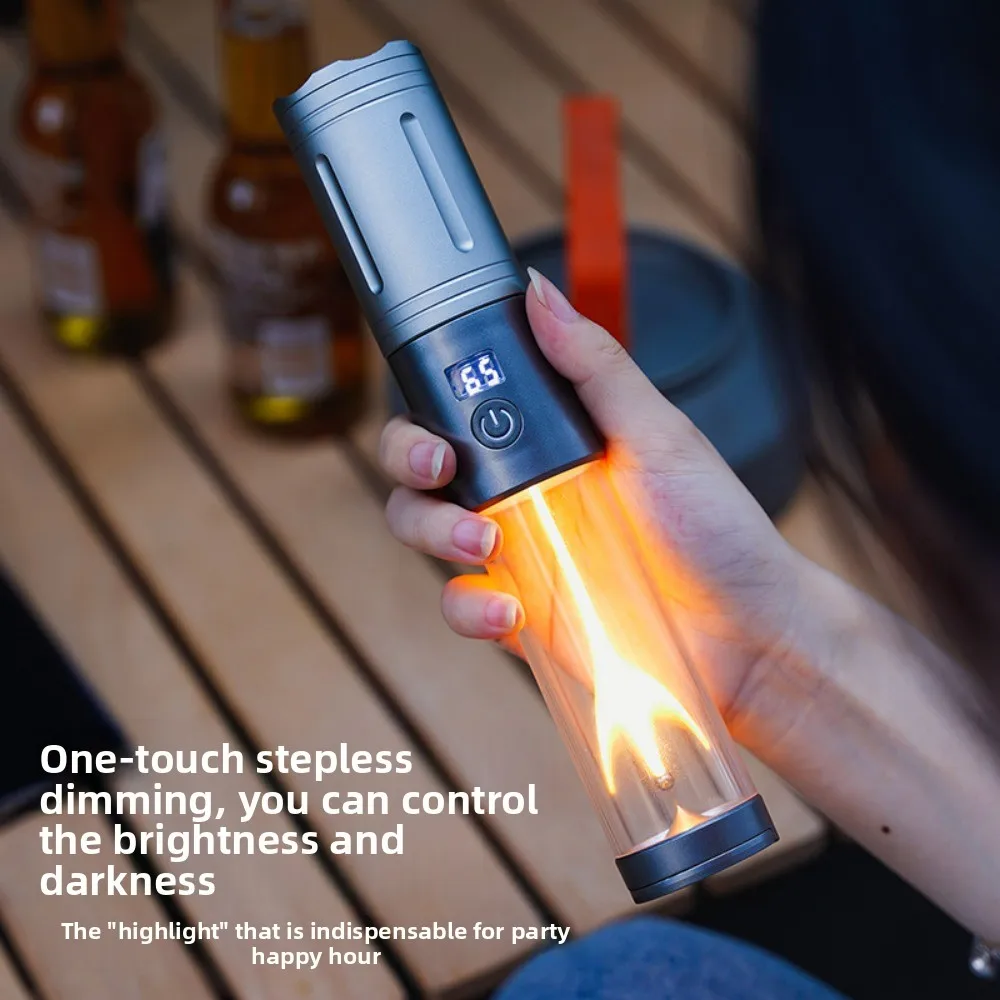 Outdoor Multi-functional Portable LED Camping Light Flashlight Ambient Lantern with Bright Lighting Modes Camping Hiking Picnic