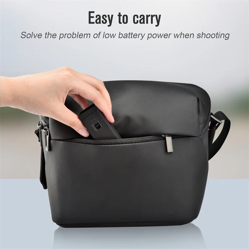 قبضة قوة البنك 3200mAh المحمولة المحمول قوة البنك قابلة للشحن المحمولة شحن الحقيبة Handgrip للجيب 2 كاميرا الملحقات