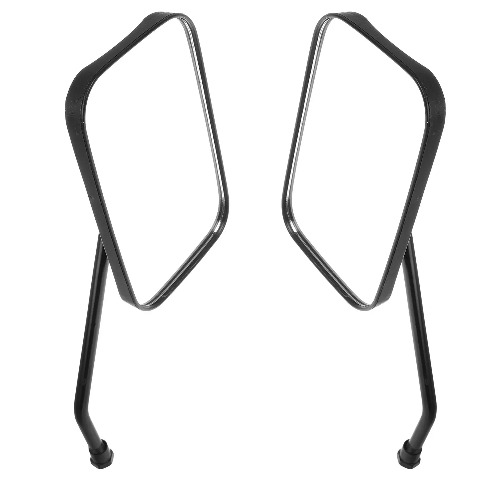1Pair Reversing Reflective Motorcycle Rearview Mirror Wide Angle Universal Fit for Scooter Electric Scooter Handlebar Side