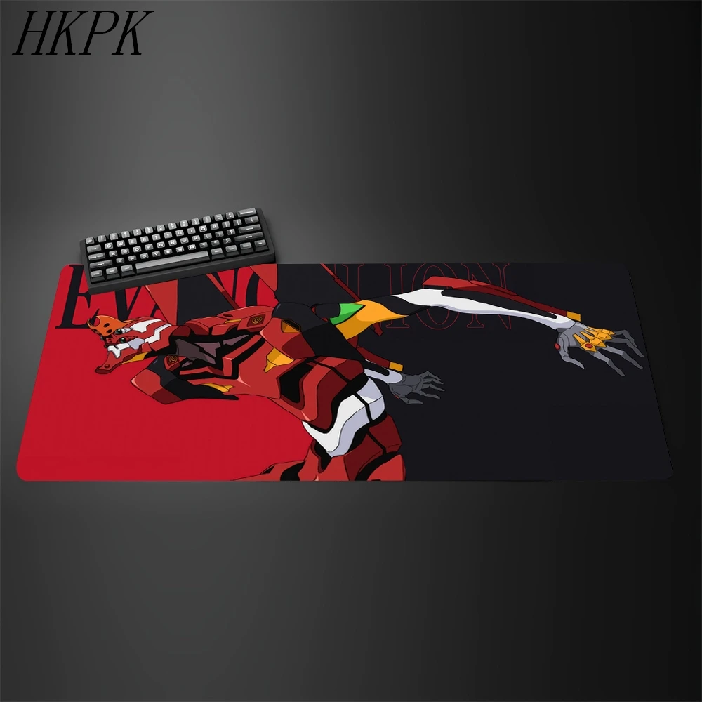 Аниме Коврик для мыши E-Evangelions Gamer Kaymaz Deskmat Xl Büyuk Oyun Ofis Aksesuarları Коврик для мыши Dikiş Kenar Kauçuk Klavye Halı