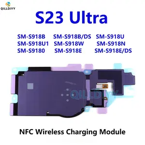 Bilashmart Wireless Charging Induction Coil NFC Module Flex Cable Samsung Galaxy S23 Ultra SM S918B S918U S918W S918N S918 Repair Parts