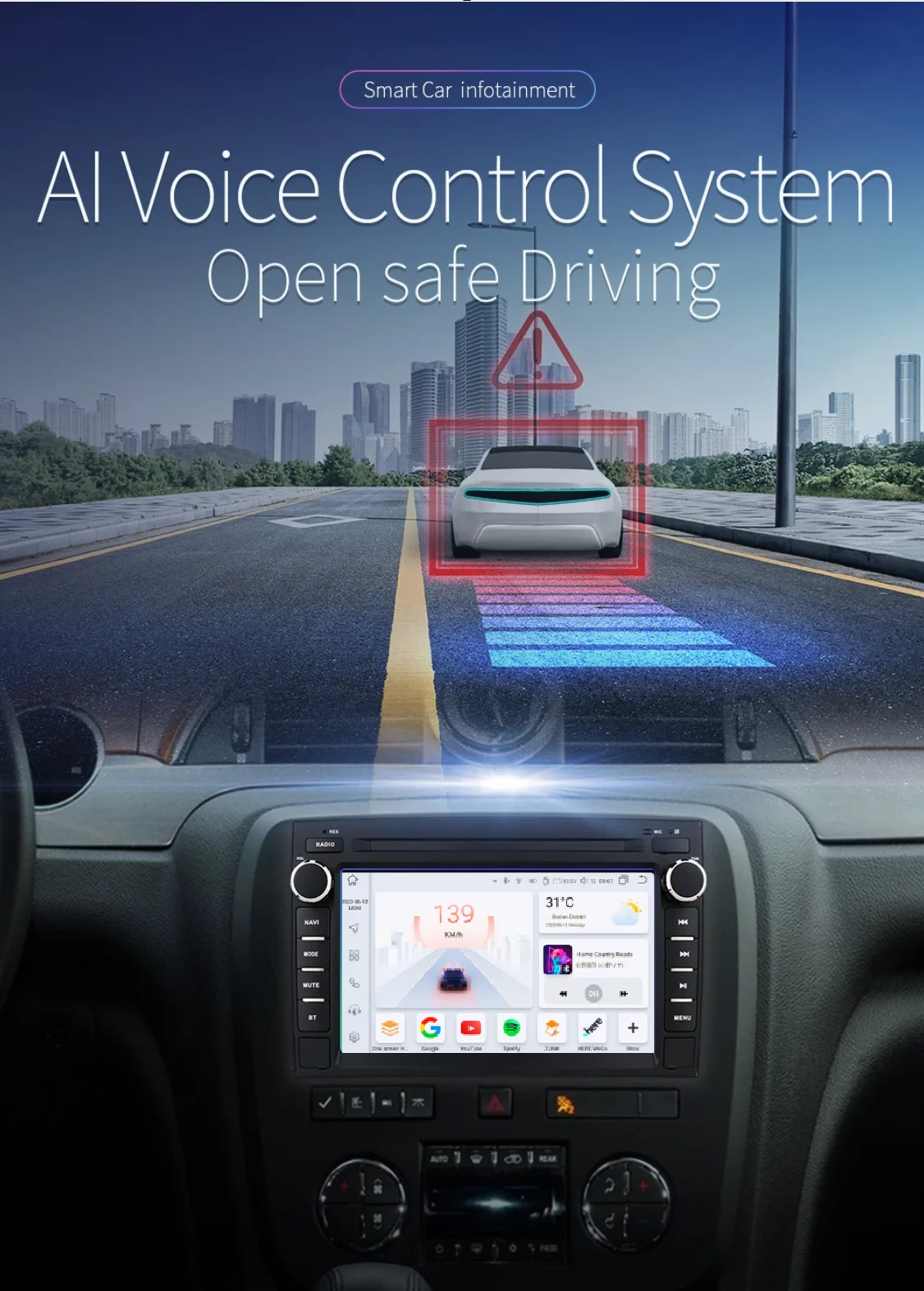 Radio de coche Android de 7 pulgadas para Chevrolet Silverado GMC Traverse Chevy Yukon suburban Sierra Acadia Carplay multiemdia GPS Autoradio