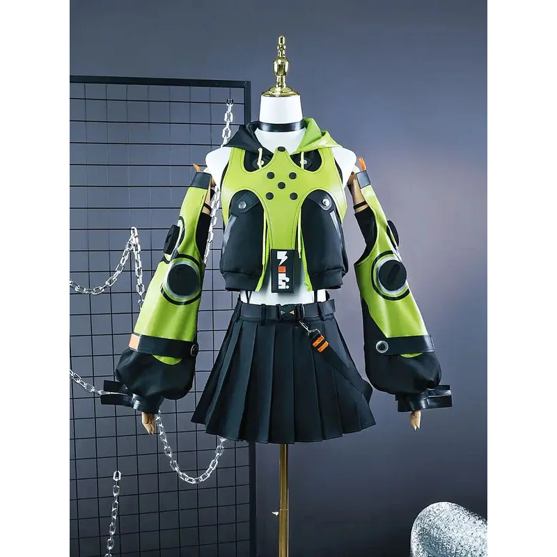 SN55ZZZ Anby Demara Cosplay Costume Full Set Outfit Uniform Prop Zenless Zone Zero Anby Demara Cosplay Costume Gentle House$5Q@1
