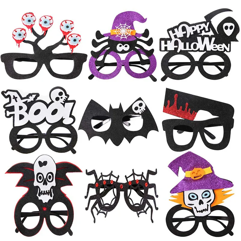 

1PC Halloween Glasses for Kids Women Horror Spider Ghost Glasses Scary Halloween Cospaly Party Sunglasses Decoration Photo Props