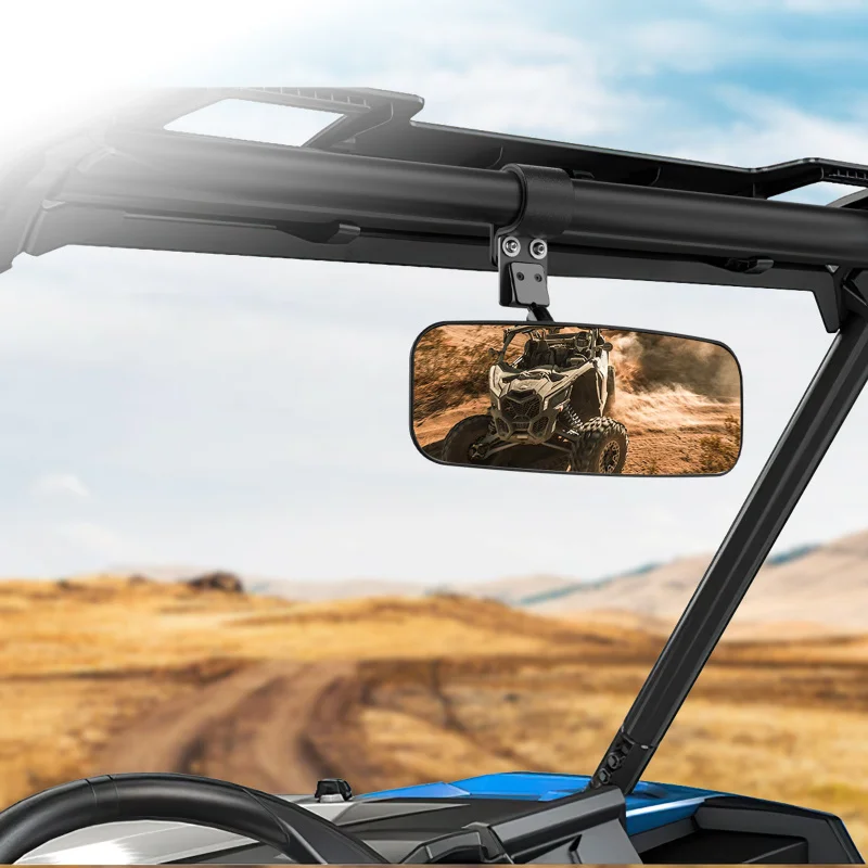 

FLYQUICKPolarisUTVAll-Terrain Vehicle1.75”Freely Adjustable Rearview Mirror Reversing Central Reflector