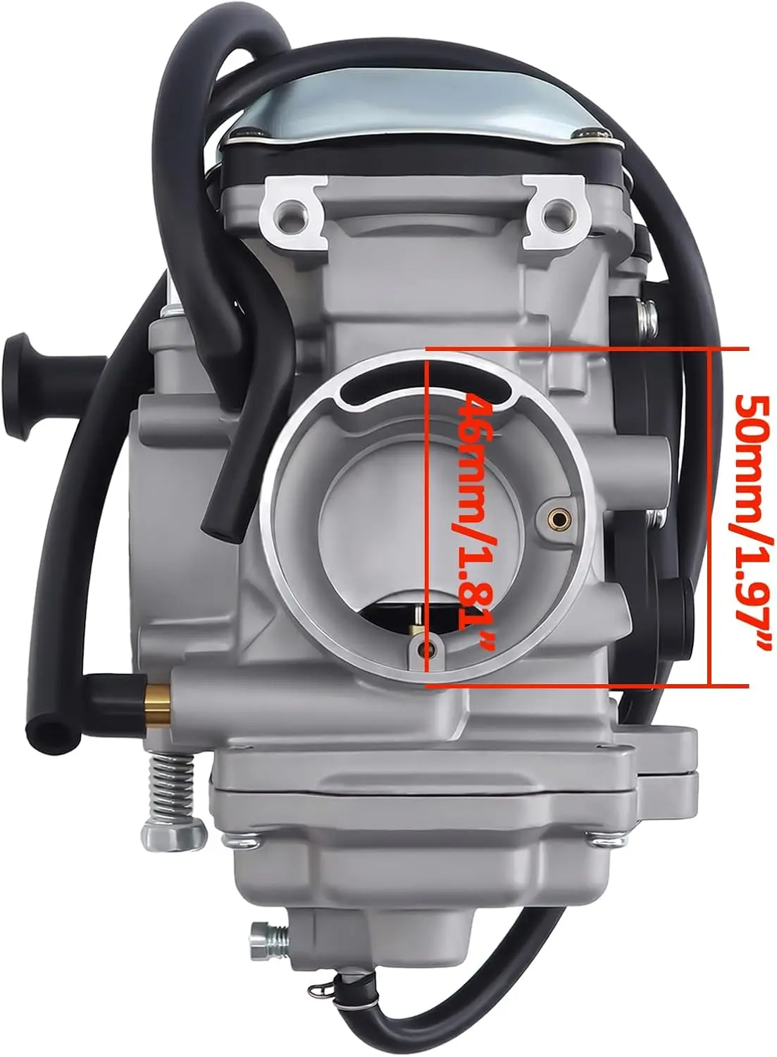 Carburetor Carb for Yamaha Wolverine 350 YFM350 (1996-2005) & Big Bear 350 YFM350 (1999) 4x4 ATV Quad Carb 4KB-14901-10-00