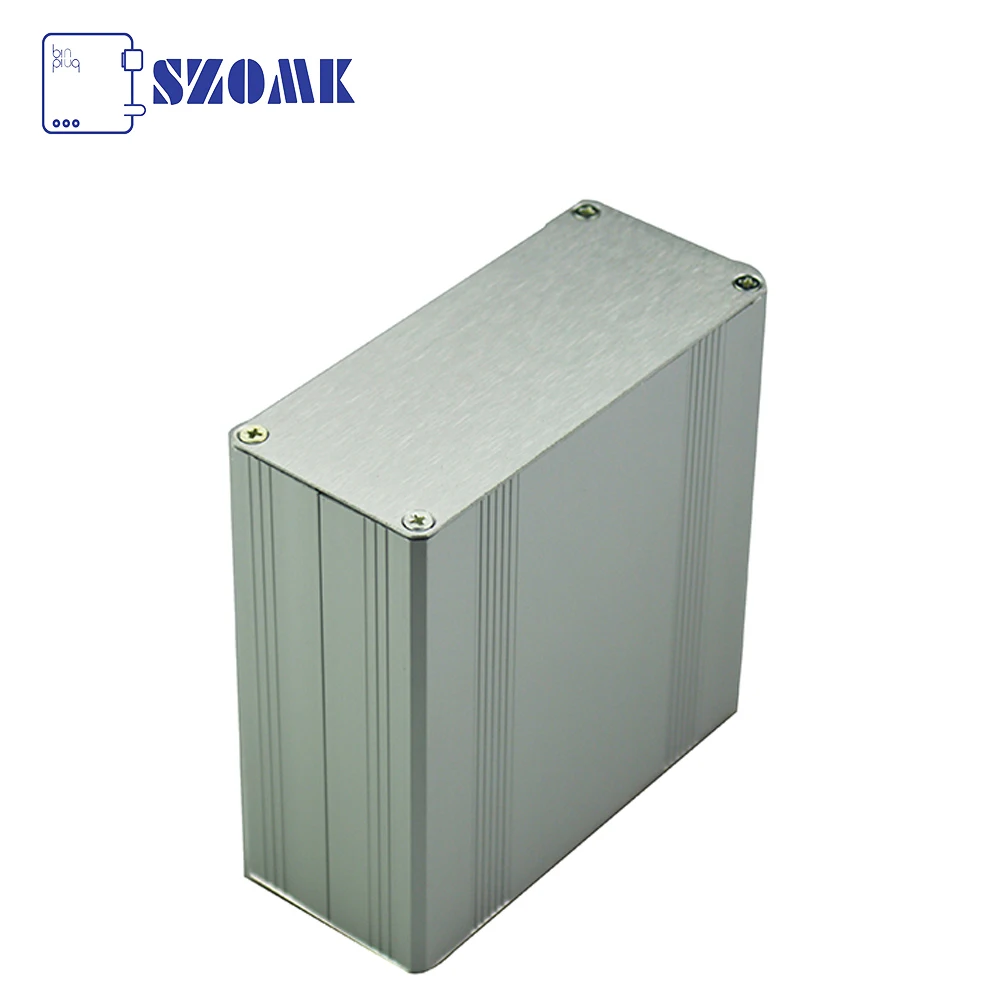 1Piece engraved labels power supply aluminium enclosure electronics enclosure metal 44(H)x100(W)x100(L) mm